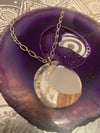 Mystic Moon Opalescent Mirror Necklace