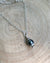 Hematite Sterling Silver Drop Necklace