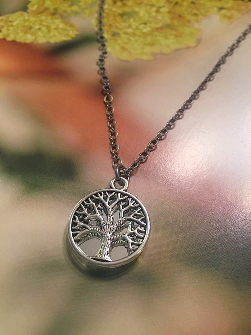 Tree of Life Mirror Necklace (small smooth)