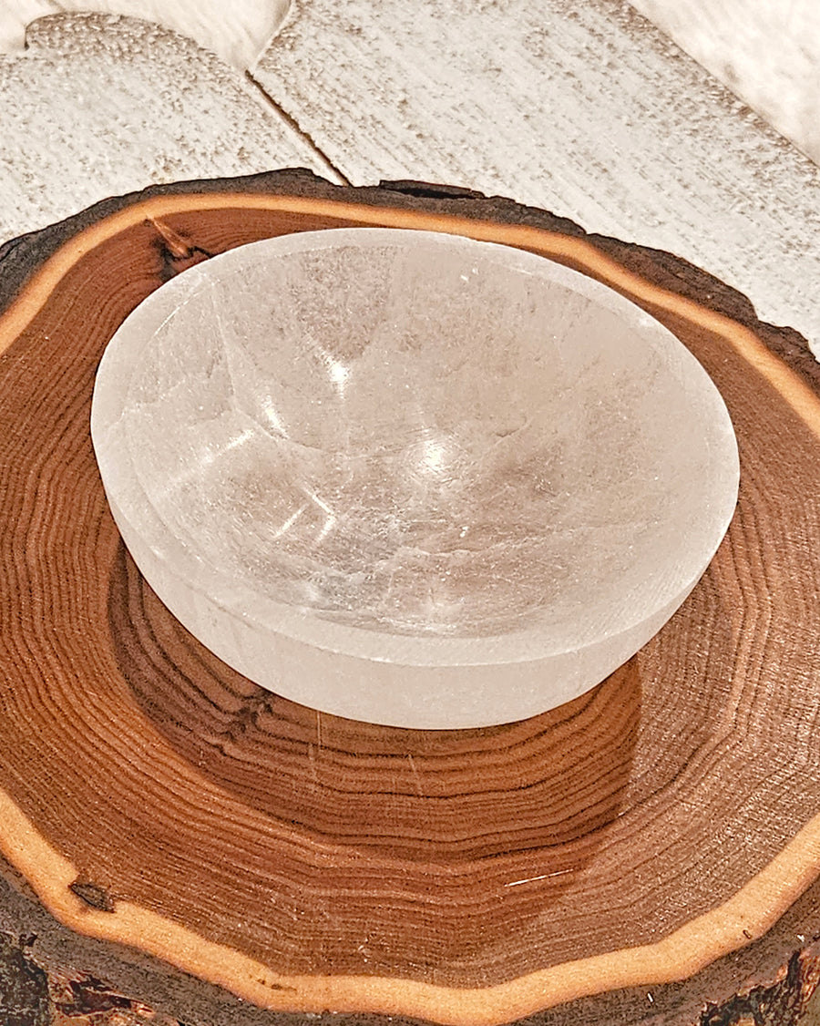 Large Selenite Bowls