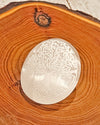 Tree of Life Carved Selenite Palm Stone