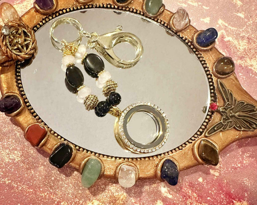 Manifesting Mirror Keychain