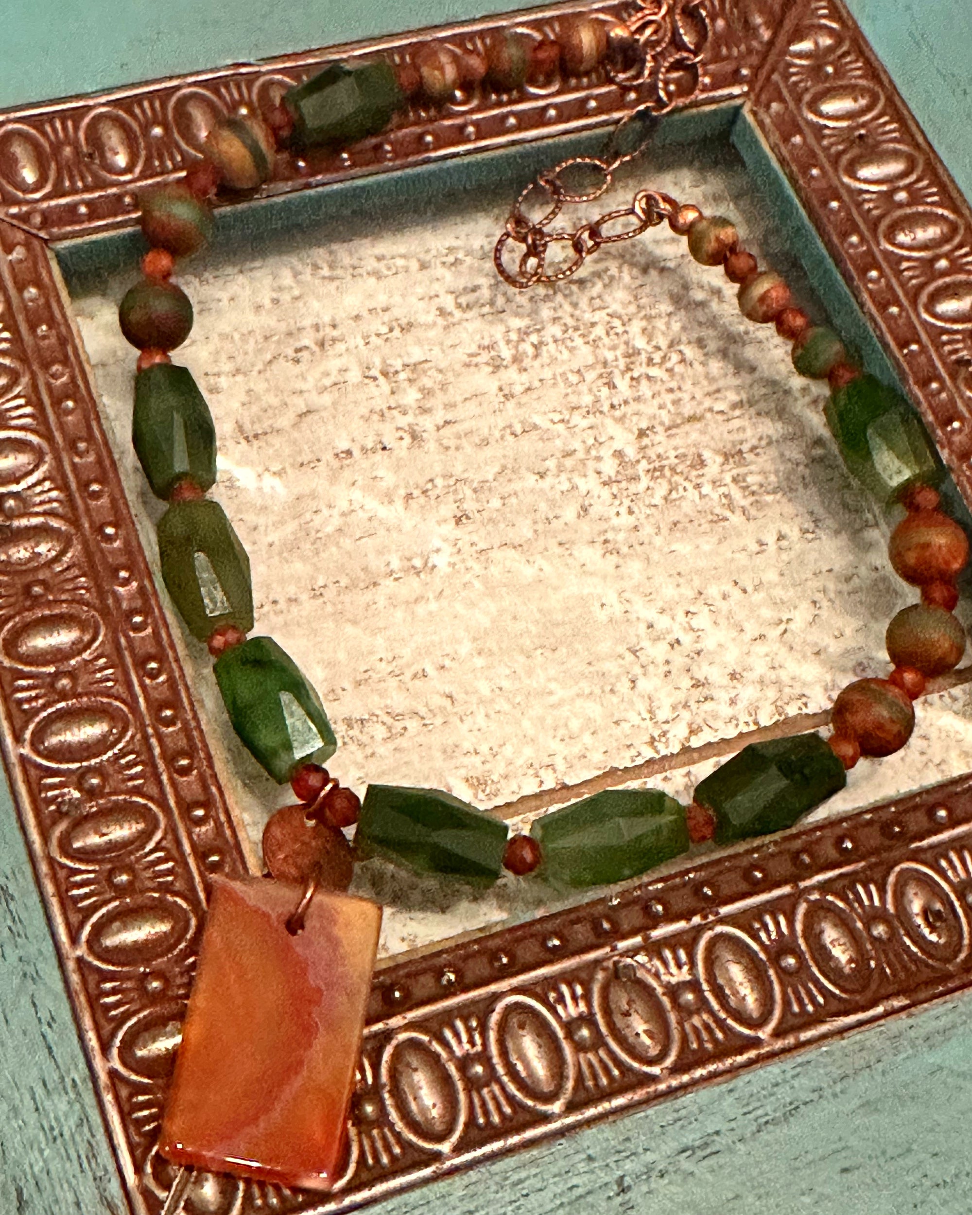 Carnelian Fall Necklace