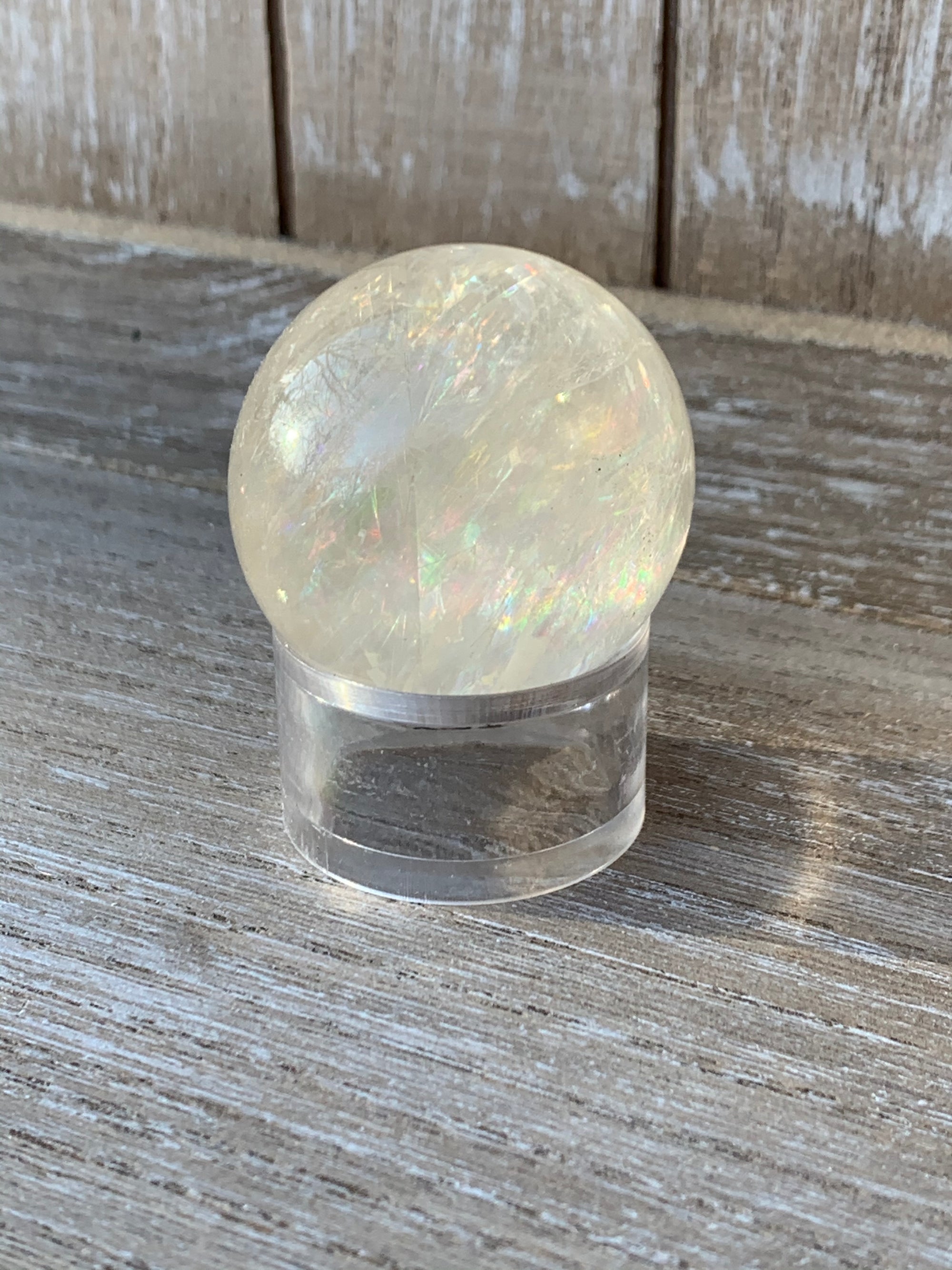 Golden Calcite Sphere