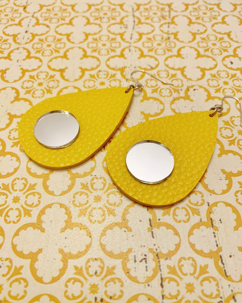 Marigold Mirror Earrings