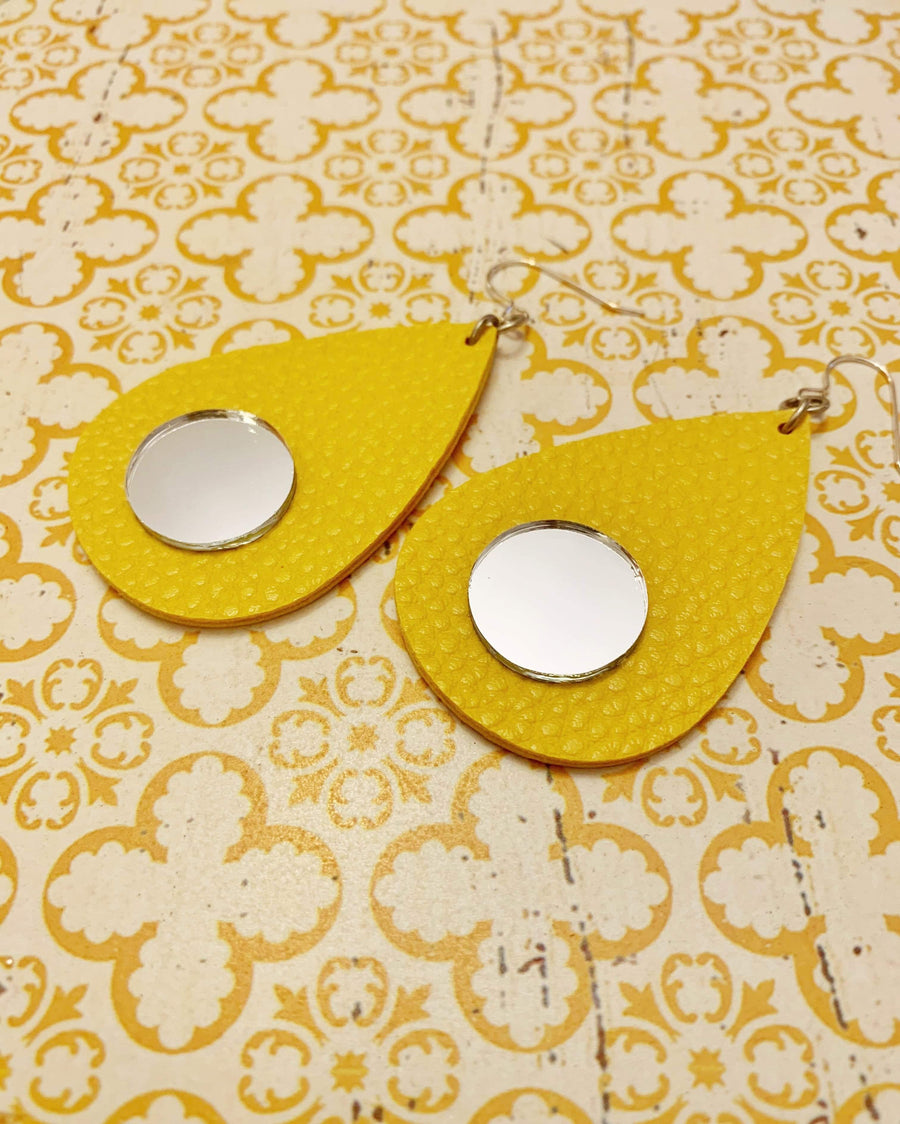 Marigold Mirror Earrings