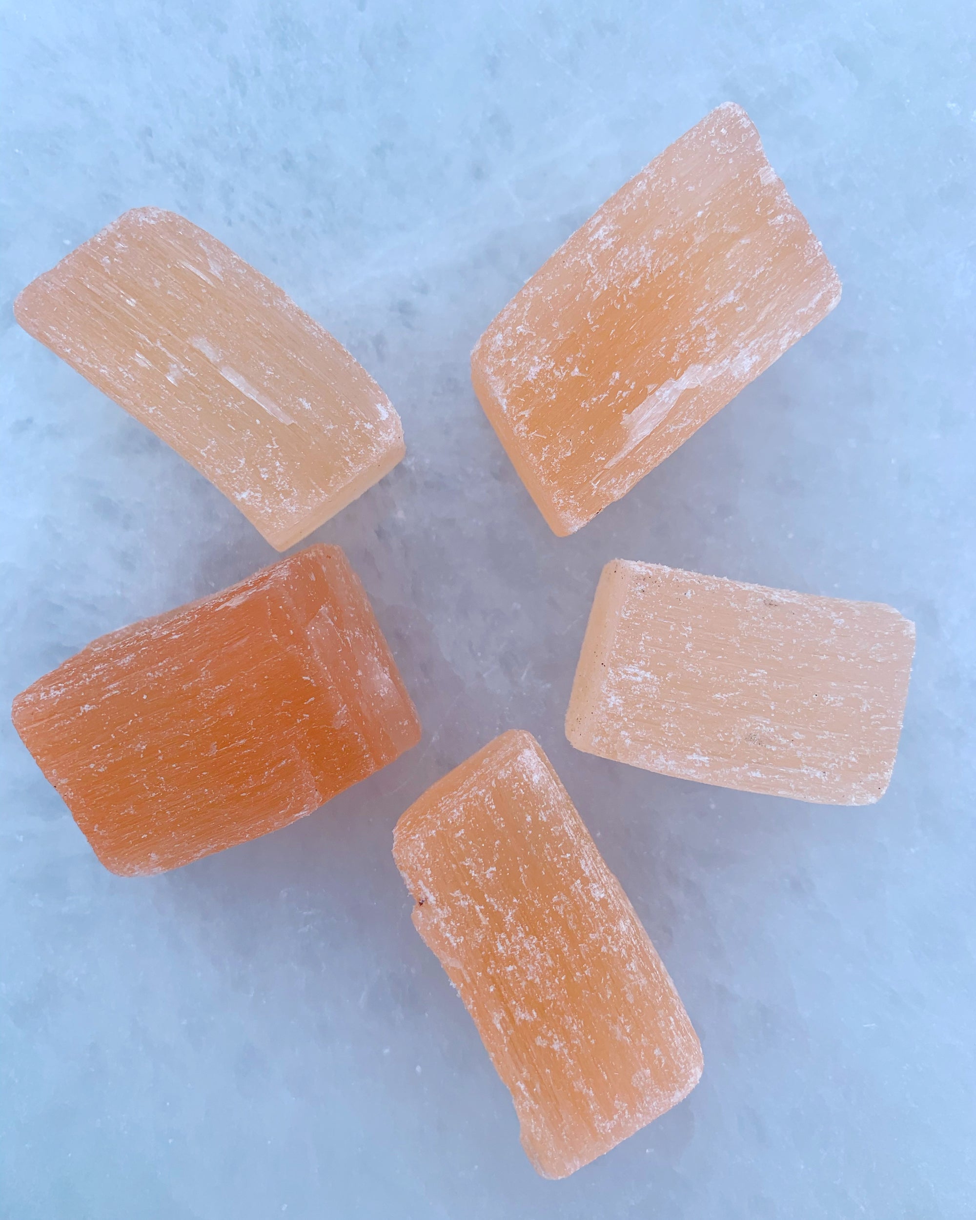 Peach Selenite