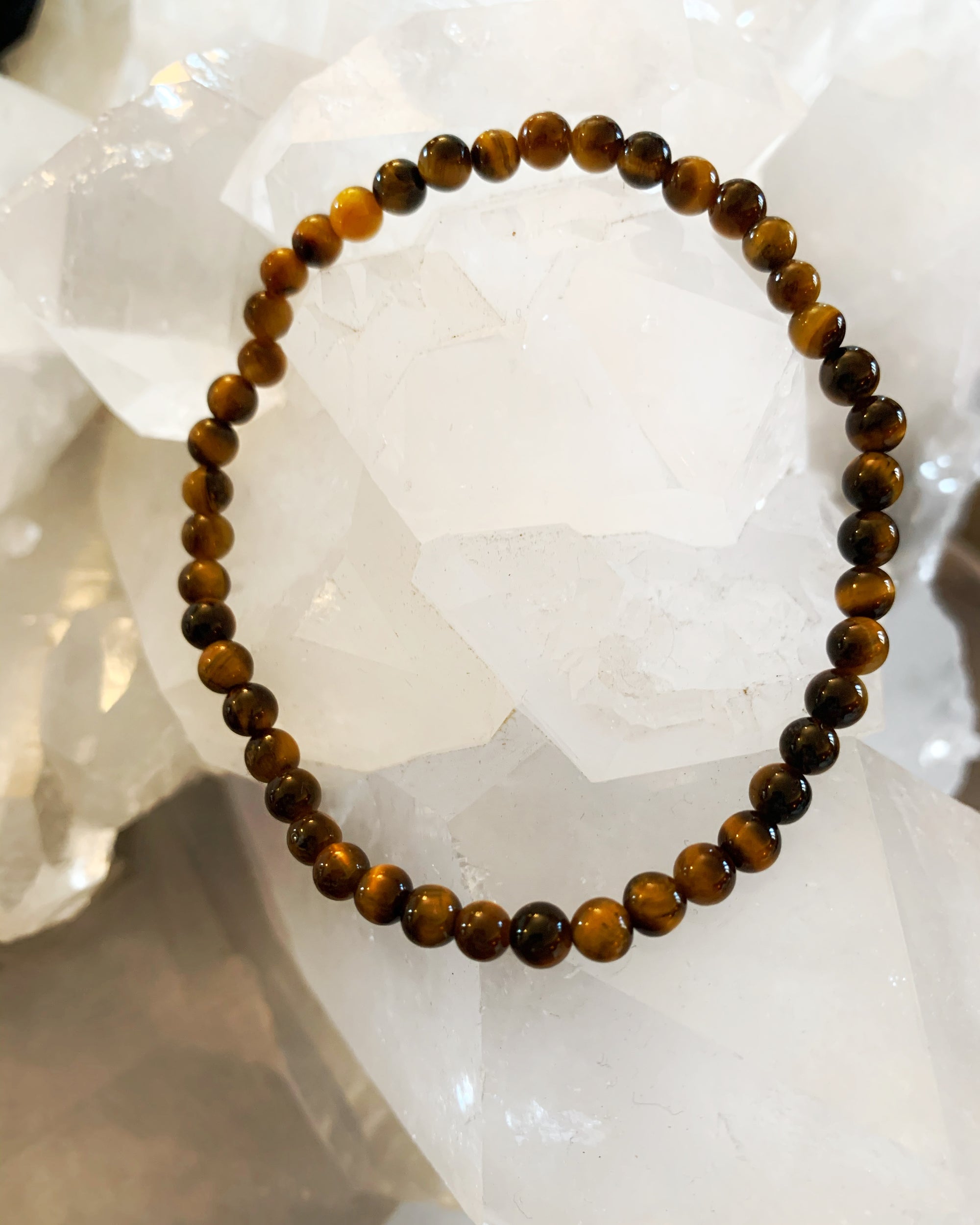 Tigers Eye Bracelet 4mm