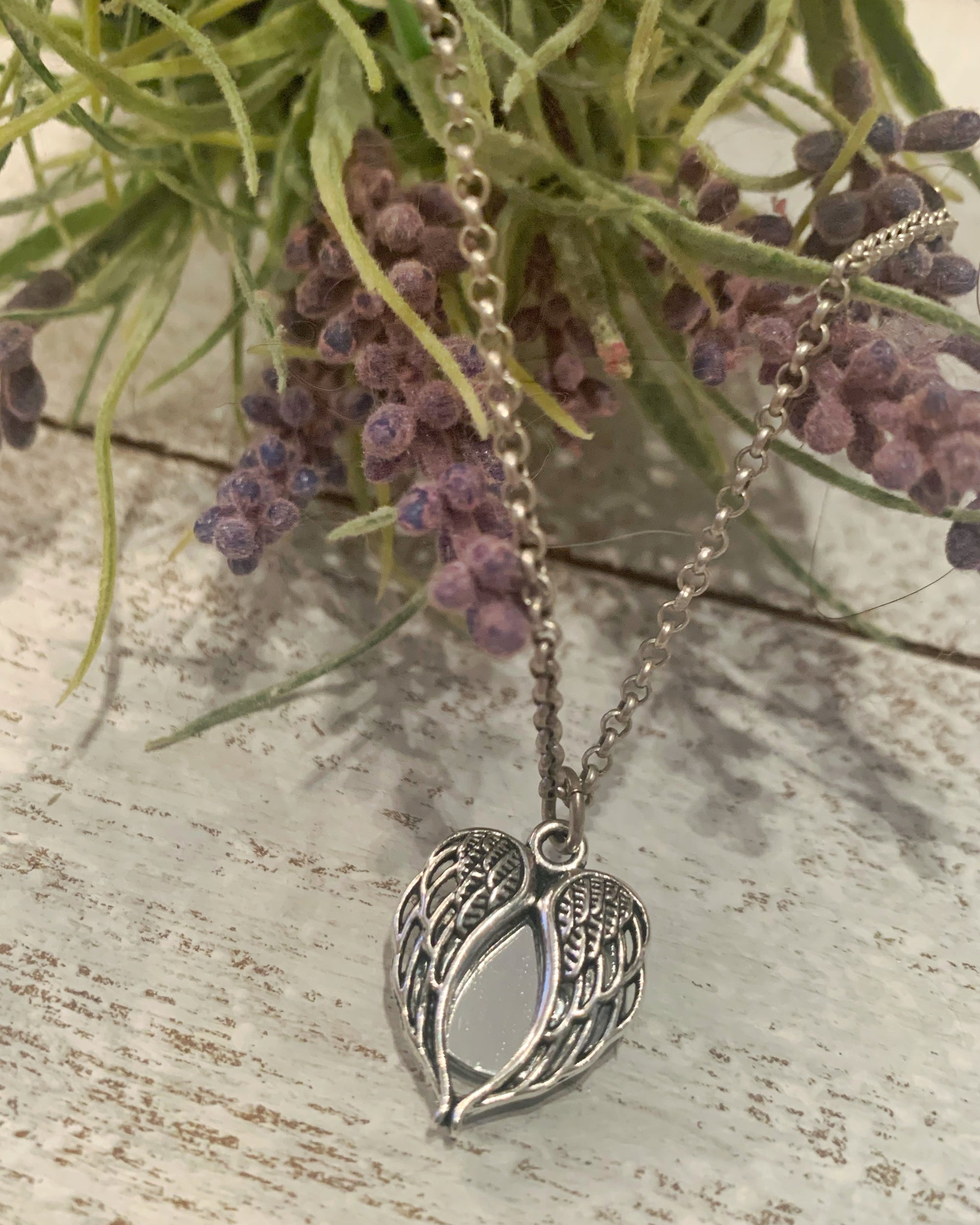 Mini Angel Mirror Necklace