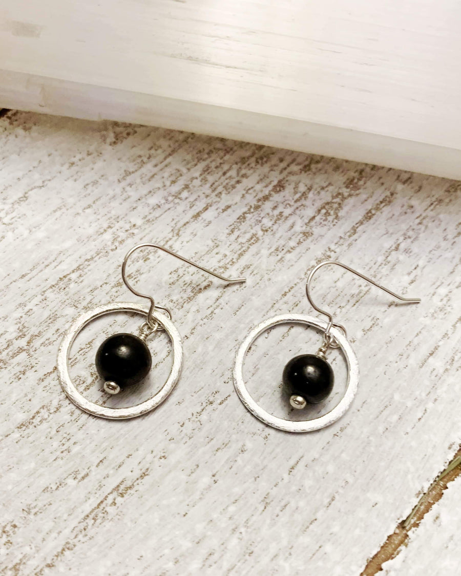 Shungite Sterling Earrings