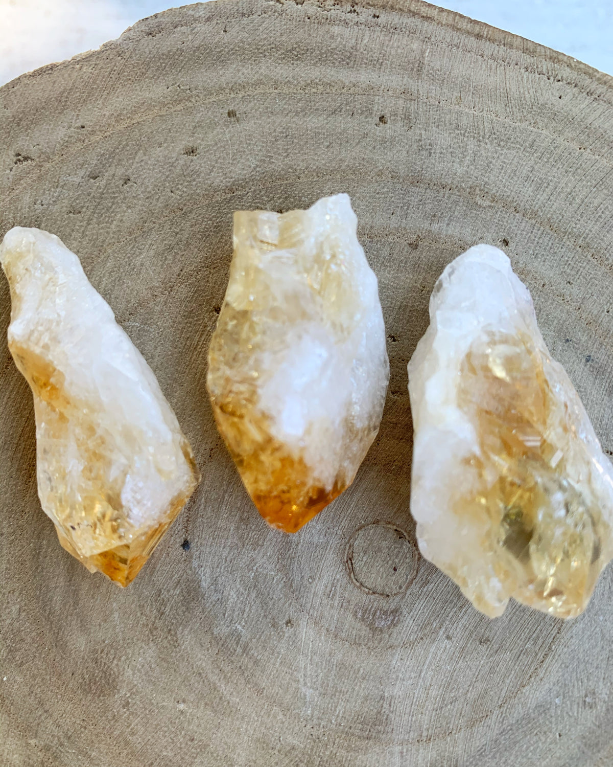 Citrine Points Small