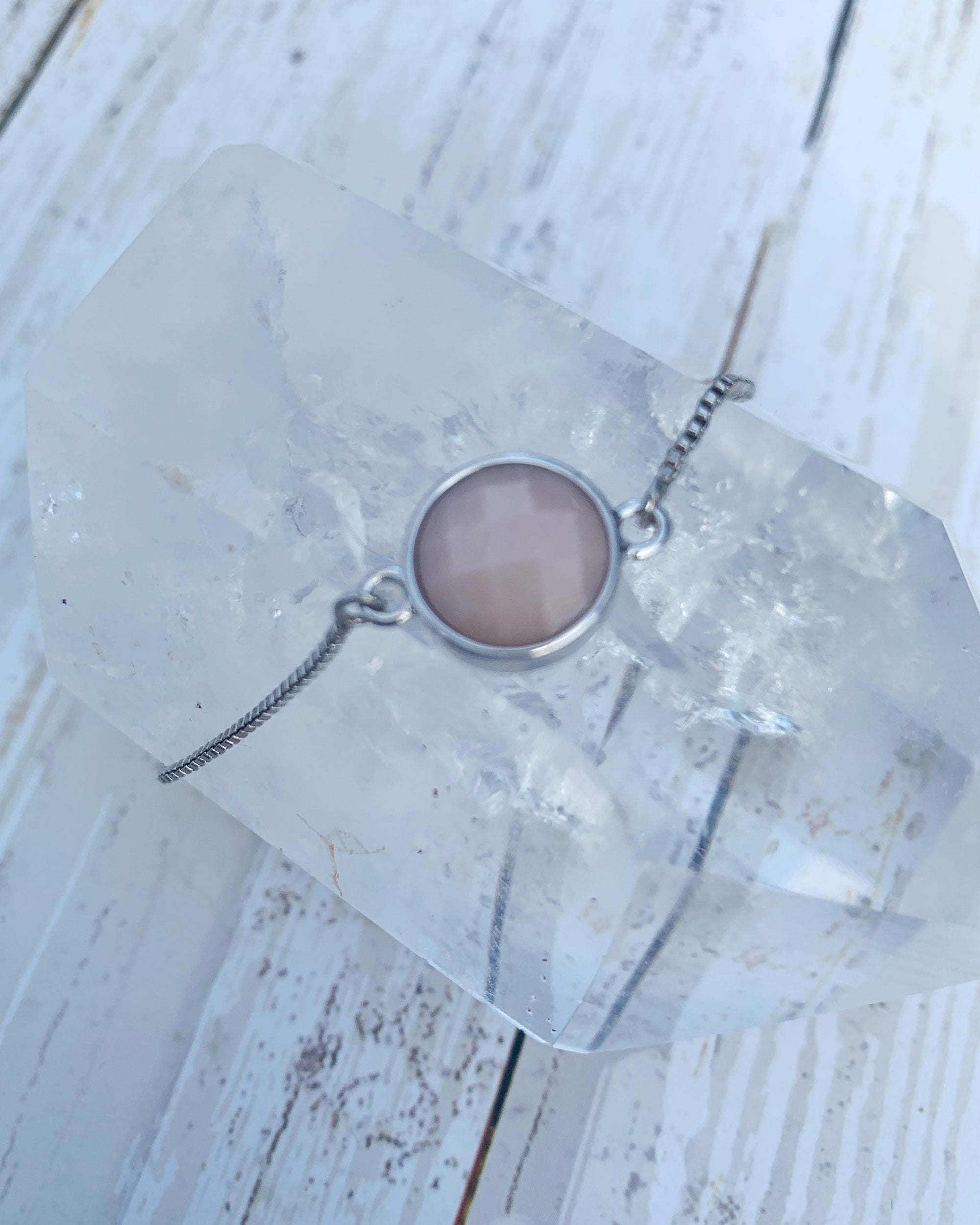 Sunstone Faceted Bracelet