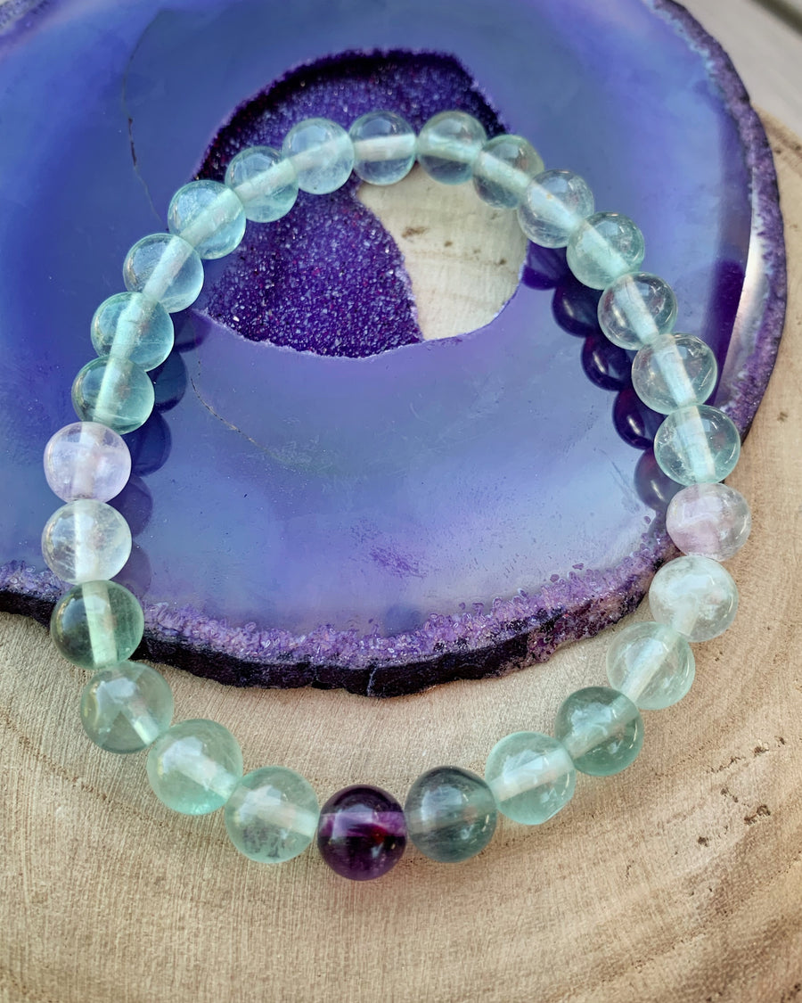Rainbow Fluorite Bracelet
