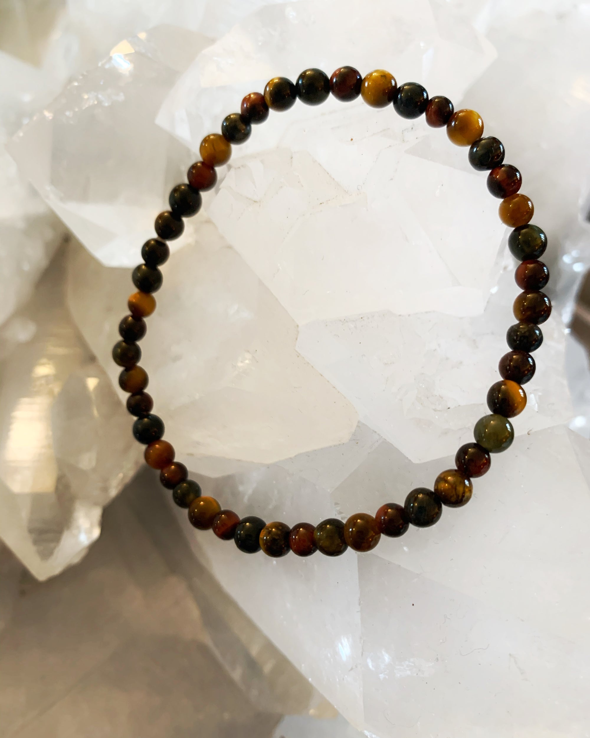 Tigers Eye (Red) Bracelet 4mm