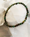 African Turquoise 4mm Bracelet