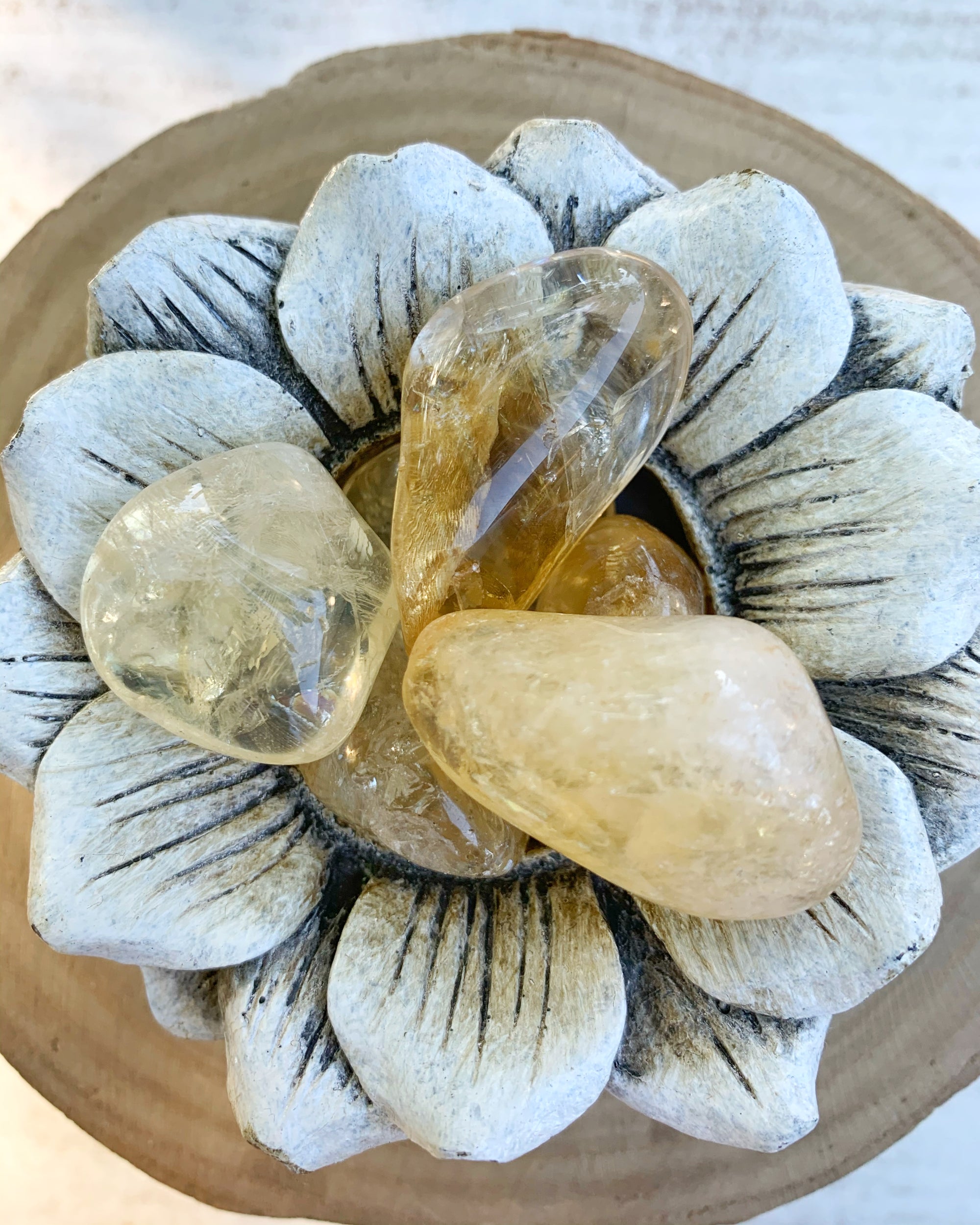 Citrine Polished Tumbled Stones