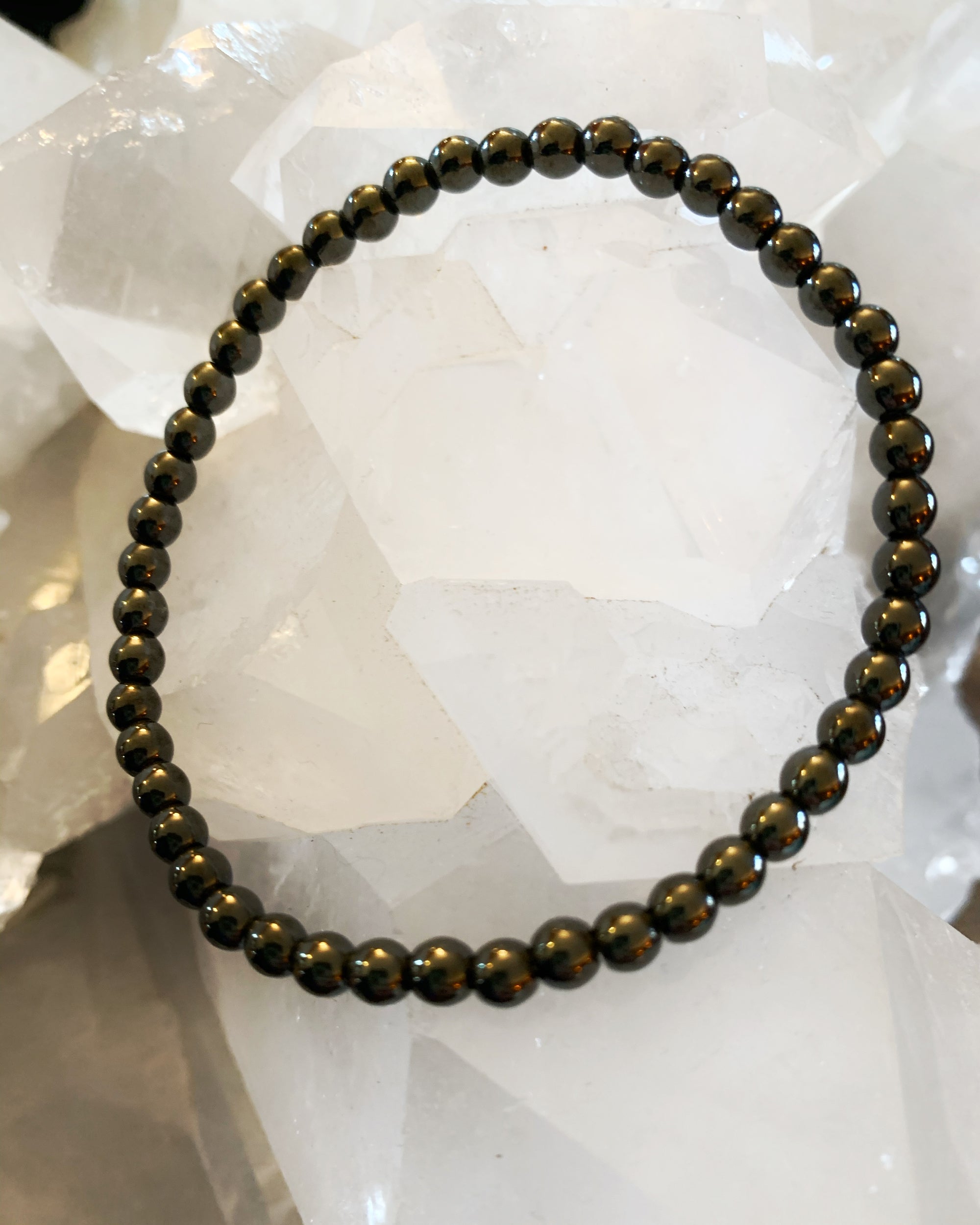 Hematite Bracelet 4mm