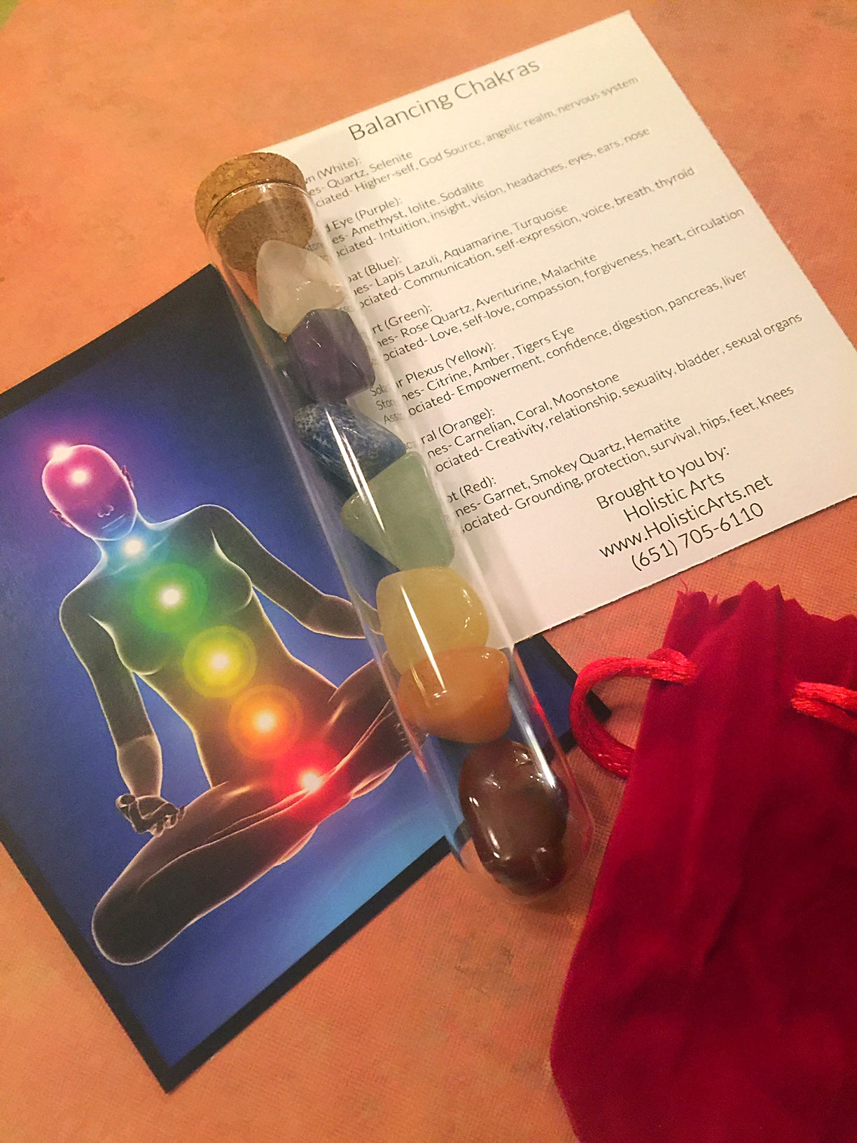Chakra Vial Set