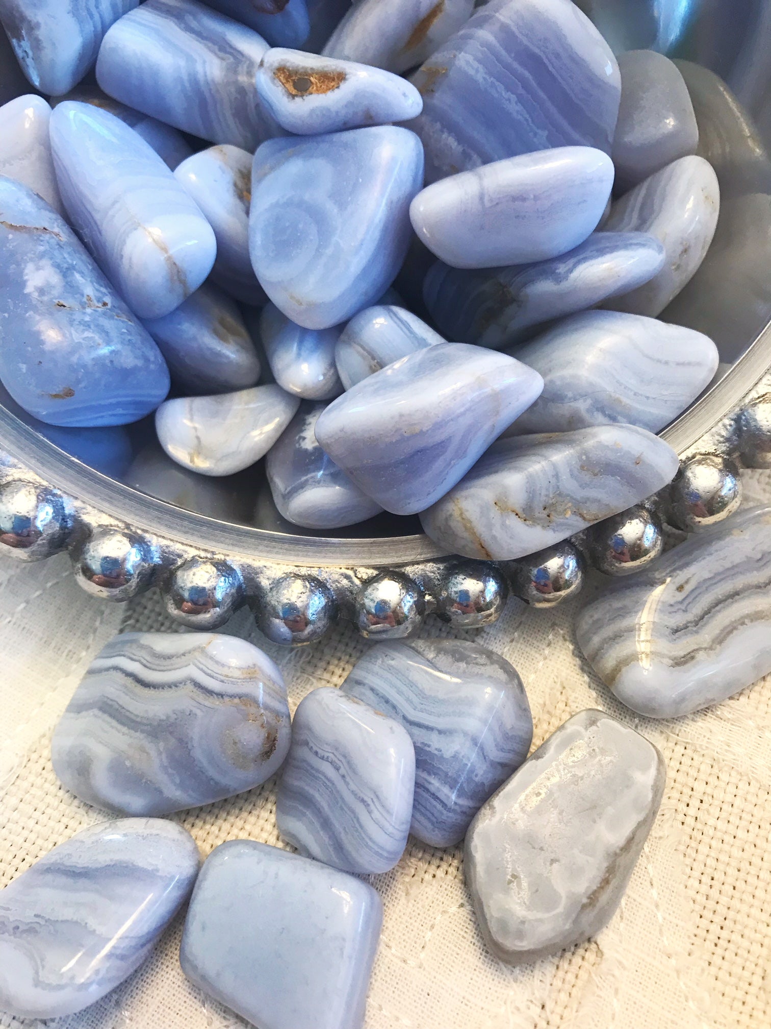 Blue Chalcedony from Malawi