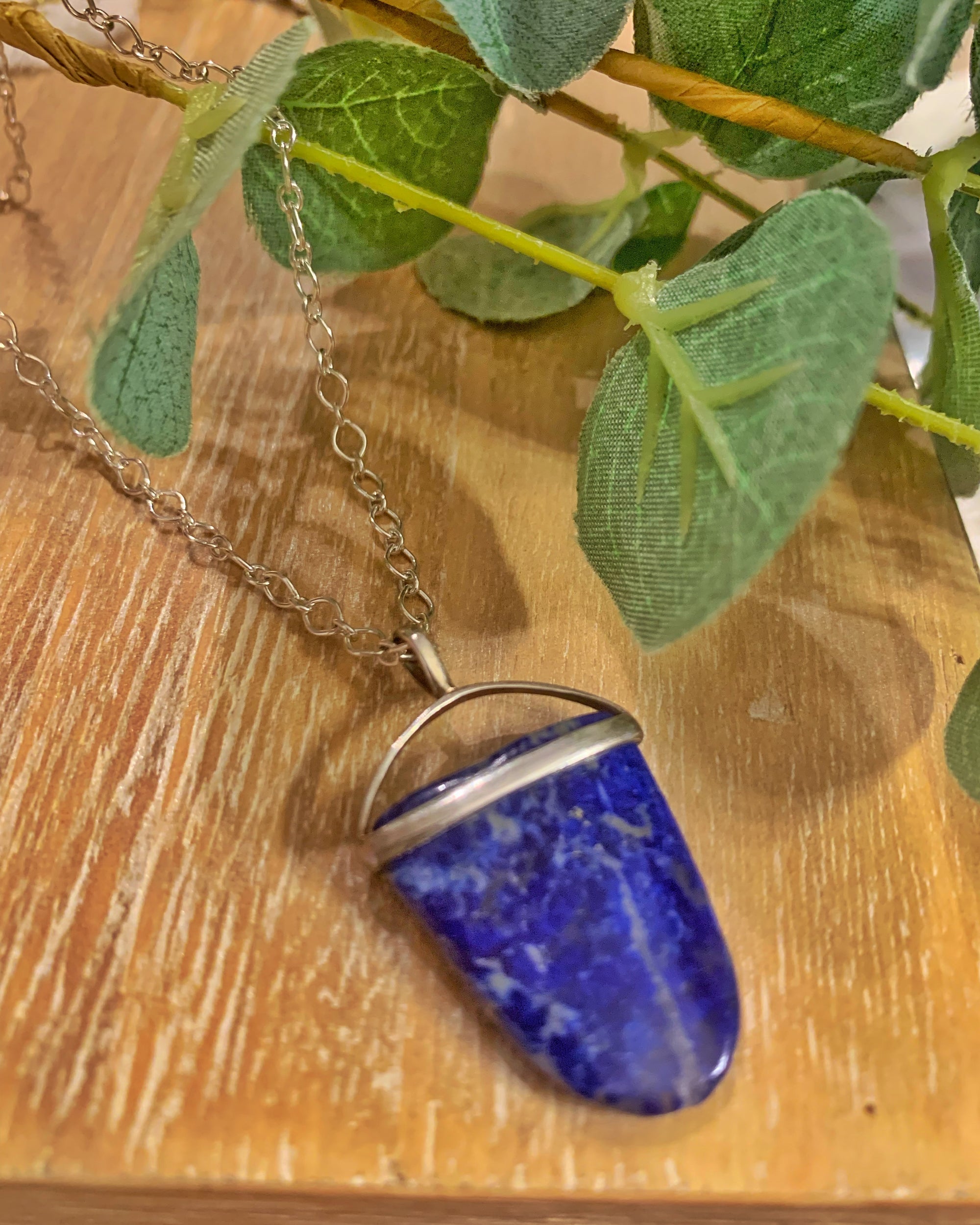 Lapis Lazuli Sterling Necklace