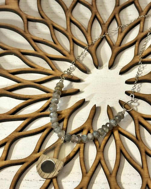Labradorite Mirror Necklace