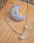 Moonstone Phases Sterling Necklace