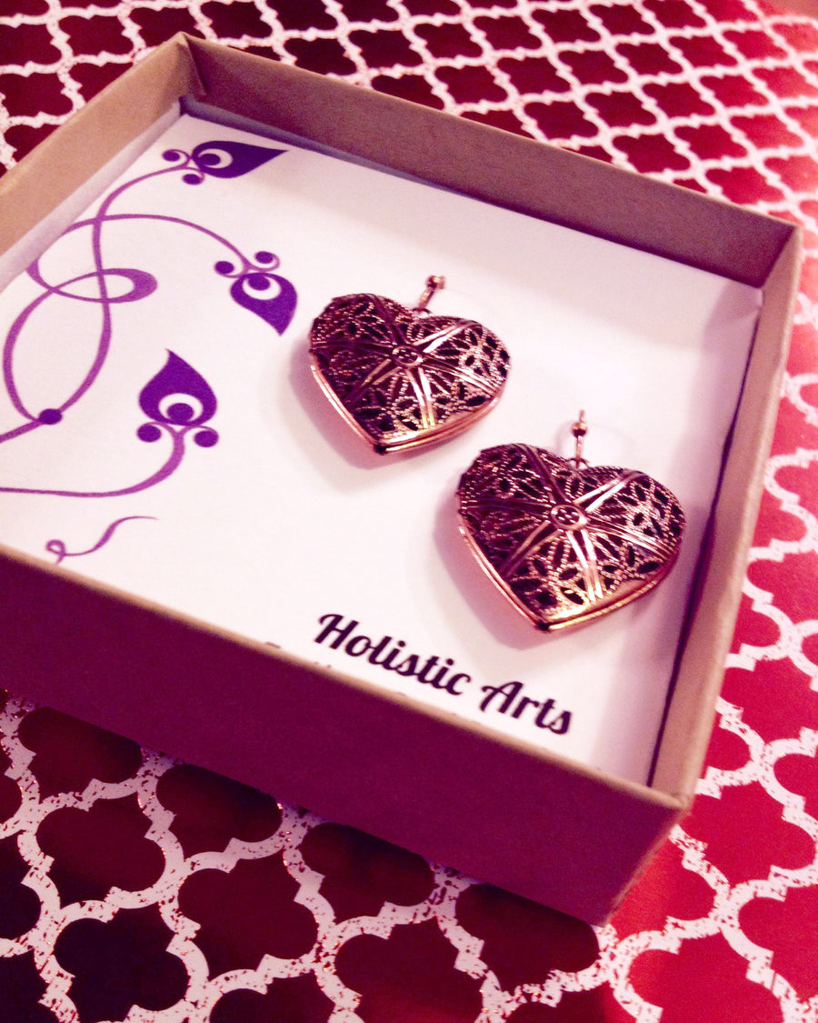 Copper Aromatherapy Earrings